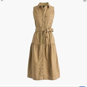 J. Crew Military Tiered Shirtdress
